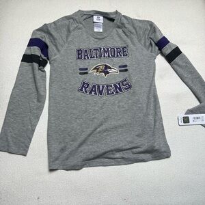 NFL Team Apparel Baltimore Ravens youth/girls long-sleeve T-shirt